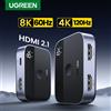 UGREEN Switch HDMI 2.1 8K 60Hz 4K120Hz 2 in 1 out per TV Xiaomi Xbox Series X PS5 Monitor compatibile HDMI Switcher HDMI