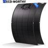 ECO－WORTHY Pannello solare flessibile ECO-WORTHY 400W, materiale ETFE 24V, cella monocristallina 18BB, alta efficienza del 25% per balcone, camper, roulotte, barca, tetto