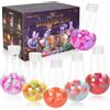 DEARBAG Bombe da Bagno per Bambini, 6Pcs Bombe da Bagno Set Regalo, Palline da Bagno Biologiche Naturali Fizzers da Bagno, Fatte a Mano, Bombe da Doccia Natale Compleanno