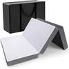Autsel Materasso Pieghevole 120x200x10cm - Soffice e Confortevole per Campeggio, Pavimento e Viaggio