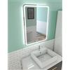 Aurlane MIR010 - Specchio per bagno, multicolore, unico