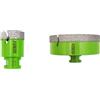 FACHLICH Punte per Trapano Diamantate 40mm e FACHLICH Punta per Trapano Diamantata 115mm