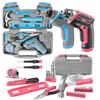 Hi-Spec Cassetta Attrezzi Completa Rosa e Hi-Spec Cassetta Attrezzi Completa Blu