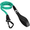 PetBonus Guinzaglio per Cani, 1.5m Guinzaggio Resistente in Nylon con Moschettone in Alluminio Aeronautico, Impugnatura Imbottita Comfort, Guida Riflettente Addestramento per Razze Medie e Grandi