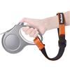 PetBonus Guinzaglio da polso per cani, cinturino da polso regolabile, cuciture riflettenti, manico regolabile e imbottito per un ulteriore livello di sicurezza per le carrozzine（arancione）