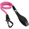 PetBonus Guinzaglio per Cani, 1.5m Guinzaggio Resistente in Nylon con Moschettone in Alluminio Aeronautico, Impugnatura Imbottita Comfort, Guida Riflettente Addestramento per Razze Medie e Grandi
