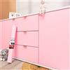 Decotalk Carta Adesiva per Mobili Toletta Rosa 30X300cm Pellicola Adesiva per Mobili Bambini Rosa PVC Plastica Vinile Carta da Parati Ragazze Cameretta Decorativa per Mobili Armadio Impermeabile