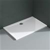 Mai & Mai Piatto doccia 75 x 120 cm piatto doccia antiscivolo bianco Forma: rettangolare 4 cm altezza Lucia