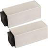 SOTECH 2 x SOTECH Fermaporta ROOK 29 x 29 x 75 mm vero Acciaio inossidabile Smorzatore di porta