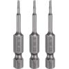 QUARKZMAN 3pz H1,5 Chiavi a Brugola per Punte da Trapano 1,5mm Punte Metriche Piane 1/4 Attacco Esagonale 50mm (2) Punta Cacciavite Esagonali Magnetico Lungo Industriale per Viti