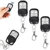 Cerioll Telecomando Cancello Universali, 3Pcs Telecomando per Cancelli Porta Garage, 4 Tasti Clonazione Telecomandi Automatico, Duplicatore Garage Door Remote Fob Senza Fili Incluse Batterie, Compatibili