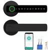 NEWFUN Serratura Smart Porta Blindata,Serratura Wifi,Con chiave, scheda chiave, APP Bluetooth per la serratura della porta, impermeabile