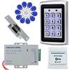 OBO HANDS Kit Completo per il Controllo Degli Sccessi in Casa Controller in Metallo 1000 Utenti Tastiera +12V NC Blocco + 3A Alimentazione+ 10pcs keyfob