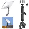 EDUP Starlink Mini kit di montaggio regolabile, adattatore per palo e morsetto in alluminio con filettatura da 1/4-20 e 3/8-16 per camper, camper, portapacchi, balcone, yacht (for starlink mini)