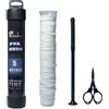 Croch Set di accessori per pesca alla carpa con rete PVA idrosolubile da 5 m, con imbuto, stantuffo e forbici. Ricarica rapida di sacchetto di rete PVA per alimentazione con boilies, esche (18 mm x 5