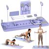 6 in 1 Pilates Reformer Board Pieghevole, Nero | Holdonelight