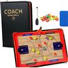 RoseFlower Lavagna da Allenatore di Pallacanestro, lavagne Bianche da Basket, tattic Coaches Strategy Board Coach, ausili per l'addestramento, cancellabile a Secco, Magnetico, Lavagna per tattiche#5