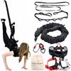 PRIOR FITNESS Set di corde elastiche professionali per fitness, fasce di resistenza per yoga, danza aerea - fasce anti gravità per allenamento fitness - Attrezzatura per esercizi di fitness a casa