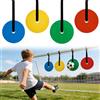 ZMCVOE Bersagli per Porta da Calcio, 4 Dischi per Allenamento Calcio Bambini, con Cinghie Regolabili, Bersaglio da calcio Attrezzatura per Esercizi di Tiro per Bambini, Allenatori e Professionisti