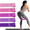 JAKKOFOXX Resistance Loop - Fasce Pesi, Fascia Allenamento, Esercizi di Casa, Stretching, Fisioterapia, Crossfit, Pilates, Yoga, Flessibili, Elastiche, per Donna