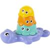 Playgro 123 Stack Me Seal, Bicchierini da Bagno Impilabili per Neonato - Gioco Sensoriale con Animali Marini e Foca Galleggiante - Motricità e Attività Acqua