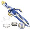 ColorBaby Infinity Nado S6 Advanced Pack Fury Wave Dragon Spada lanciatore con trottola di luci e parti intercambiabili, giocattolo da combattimento personalizzabile (48091)