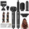 UKLISS Airstyler & Asciugacapelli 7 in 1, Pro Hairstyler con Arricciacapelli Automatico, Thermal Brush, Spazzola Lisciante Capelli, Hair Dryer, Spazzola ad Aria Calda, Regali Set per Donne Styling
