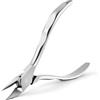 Beugo Taglia Cuticole Professionale, Unghie dei Piedi in Acciaio Inox Tagliaunghie, Maniglia Ondulata, Tronchese per Unghie dei Piedi Incarnite per Unghie Incarnite e Spesse