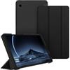 FINTIE Custodia per Samsung Galaxy Tab A11 8.7 Pollici 2025 / Tab A9 8.7 2023, Sottile Leggero Case Posteriore Opaca Traslucida Cover, Nero