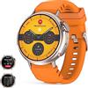 AMZSA Smartwatch Ultra Uomo Donna con Effettua/Risponde Chiamate , 1.52 rotondo 360*360 Orologio Fitness Tracker IP67 con 123 Modalità Sport, Notifiche WhatsApp, Smart Watch Compatibile con iOS Android
