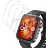 HidWee 4 Pezzi Pellicola Protettiva per Huawei Watch Fit 4 Pro/Fit 3/Fit 4, TPU Protezione Display Auto-Riparante Copertura Massima Bordo Curvo, 0,26mm HD Senza Bolle, Idrorepellente Anti-Sudore