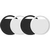 RSH Air Tag 4 Pezzi, Smart Tracker Localizzatore Funziona con Apple Dov'è App (solo iOS, NON per Android), Bluetooth Trova Oggetti per Chiavi/Bagagli/Valigie/Portafogli, Batteria Sostituibile