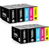 LeciRoba 1500XL Compatibile con Canon 1500XL PGI-1500XL Cartucce d'inchiostro con Canon Maxify MB2000 MB2050 MB2150 MB2155 MB2300 MB2350 MB2750 MB2755 (4 nero 2-ciano 2-magenta 2 giallo)