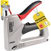 Rapid PRO ALU853 Graffatrice Manuale 2-in-1 per Graffe n. 53 e Chiodini n.8, Dotata di Impugnatura Ergonomica, Parti Interne in Acciaio e Regolatore di Forza a 2 Fasi (5001675)