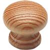 Merriway Bulk Hardware BH05189 maniglia della porta forato in pino laccato 40 mm, set da 4 pezzi