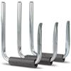 Alberts GAH-Alberts 800871 802141 - Supporto per tavola da surf, angolato, zincato blu galvanico, altezza gancio 270 mm, profondità 200 mm, set da 3