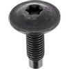 Restagraf - Vite Cilindrica bombata grande Torx speciale cerniera porta - Diam. M8-1,25 x 26,5 mm, rif. 1433 - Compatibile con Renault - Confezione da 15