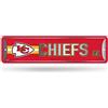 Rico Industries Cartello stradale in metallo NFL Detroit Lions Home Decor (10,2 x 38,1 cm) - ideale per casa, ufficio, camera da letto e grotta degli uomini - fatto, argento