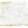 WENKO Multi Lastra Mod. Marmo Oro, tagliere da cucina 3in1, paraspruzzi, copertura per fornelli, tagliere, vetro, 56 x 50 cm