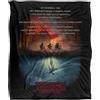 Stranger Things Upside Down Poster Silky Touch Super Soft Throw Blanket 152 X 127 Cm