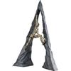 Casablanca modernes Design Casablanca - Scultura Climber in poli, color bronzo, strutturata, altezza 37 cm x larghezza 26 cm, con cartellini
