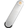 Fiskars Functional Form Grattugia Grossa, Grattugia Per Verdure Per Carote e Formaggi Morbidi, Protezione Lama, Lama in Acciaio Inossidabile/Manico in Plastica, Grigio/Nero/Arancione, 1079968