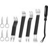 YFaith Kit Smontaggio Pannelli Auto, 5 Pezzi Strumenti di Smontaggio e 4 Pezzi Chiavi per Rimozione Autoradio, per Interni, Cruscotto e Sistemi Audio