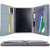 Dreiklang - be smart Quaderno Riutilizzabile Spirale A5 con Custodia Tessuto - Blocco Note Digitale, Sync Cloud, Tasca & Portapenna, 2 Penne Roller incl