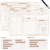 MetaFox - Planner Giornaliero To Do List Notepad - 50 Pagine Non Datate - Blocco Note Quotidiano per Lavoro e Pianificazione Personale