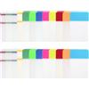 YPLANGENT 480 linguette adesive per quaderni, 1 pollici, 12 colori, riposizionabili, per libri, raccoglitori, documenti, cartelle di file Strisce adesive trasparenti