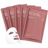 HOUSN Maschera Collagene Viso,Maschera Viso Idratante,5 Pezzi,Idratazione Profonda,Rassodante E Nutriente,Minimizza I Pori,Riduce Le Rughe,Migliora L'Opacità,Ripara La Barriera Cutanea