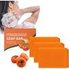 EONFAVE Sapone caki, 2 pezzi di sapone naturale presimmon, cachi per rimuovere l'odore del corpo per uomini e donne, idratante, sapone da bagno sbiancante pulizia profonda per viso e corpo, esfoliante (300 g)