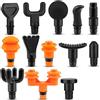 Enwye Set Di 13 Testine Massaggianti, Diametro 18,8 Mm, Adatte a Collo, Spalle, Schiena, Vita, Addome, Gambe E Piedi.
