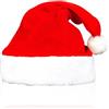 JEYORZY 1pcs Cappello di Babbo Natale Peluche - Cappello Babbo Natale Peluche, Cappellini Natale, Accessorio Natalizio Festivo Rosso per Capodanno e Costumi di Natale - Festa di Natale